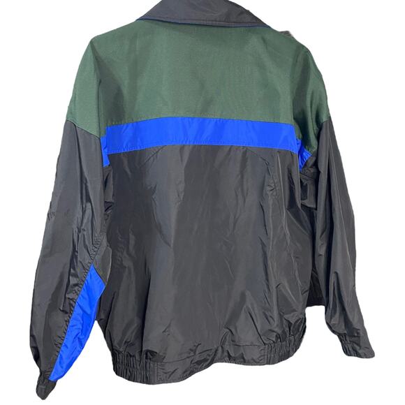 90s Y2K Columbia Bugaboo Winter Jacket Men's Large Black Blue Green - Picture 3 of 8